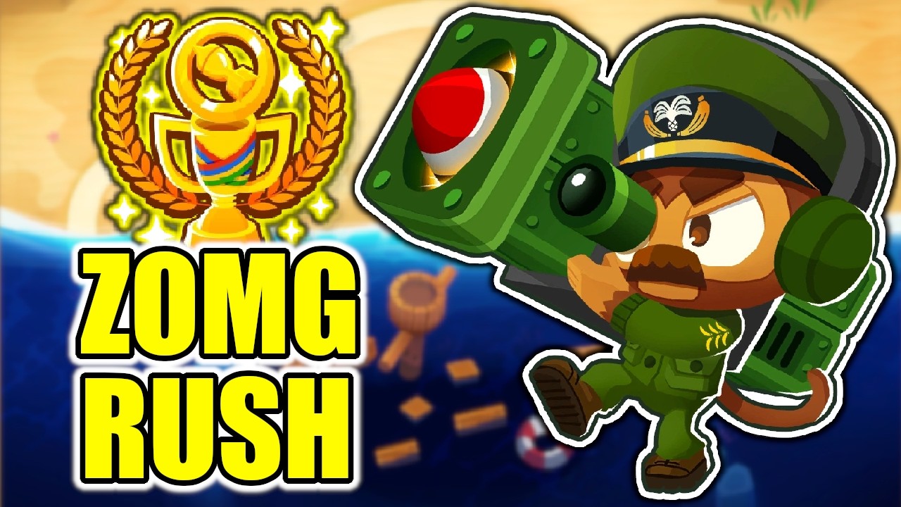 ZOMG RUSH (No Monkey Knowledge, No Micro) | Quest Guide 🏆 BTD6