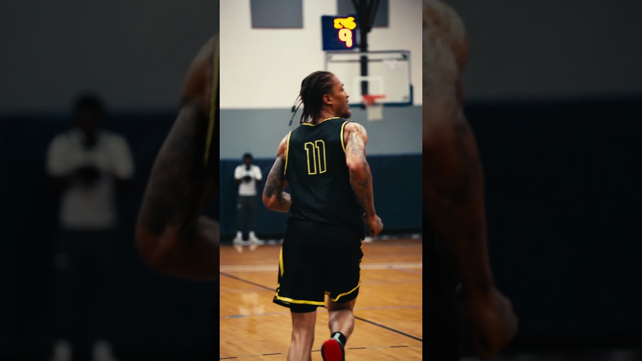 Michael Beasley pulls up DEEP over Will Barton, Hunt with the setup 🎯🔥Buckets at @miamiproleague