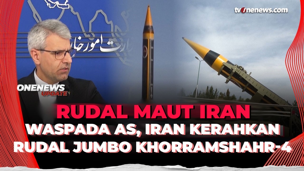 Iran Tempatkan Rudal Jumbo Khorramshahr-4 ke ‘Kota Rudal’ Bawah Tanah | OneNews Update