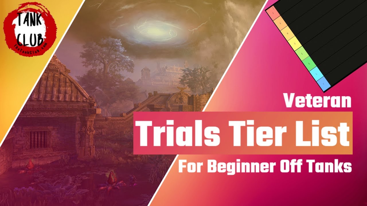 Veteran Trials Tier List for Beginner Off Tanks | Elder Scrolls Online |