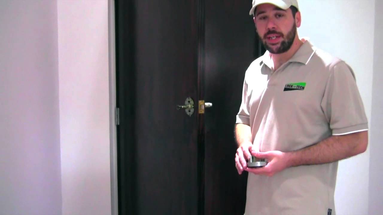 Lock and Tech USA Commercial Lockset installation demonstration