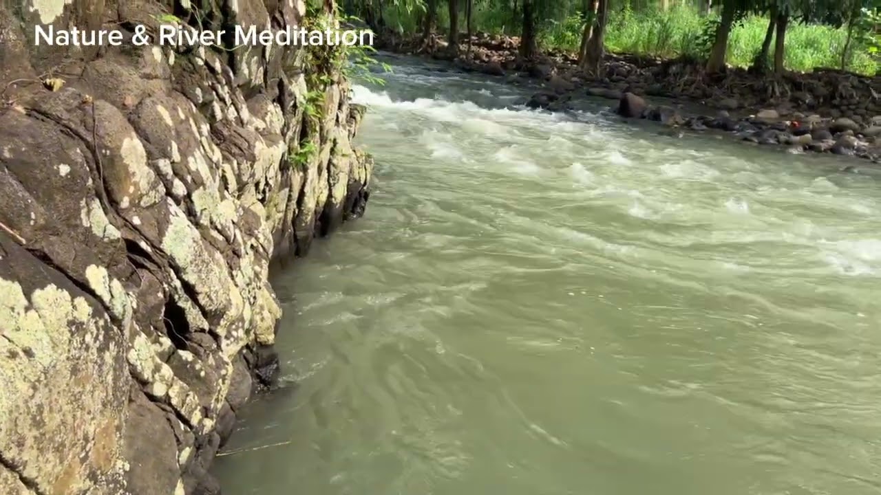 Soft river sounds to calm your thoughts, slow your breath, and guide you into rest.