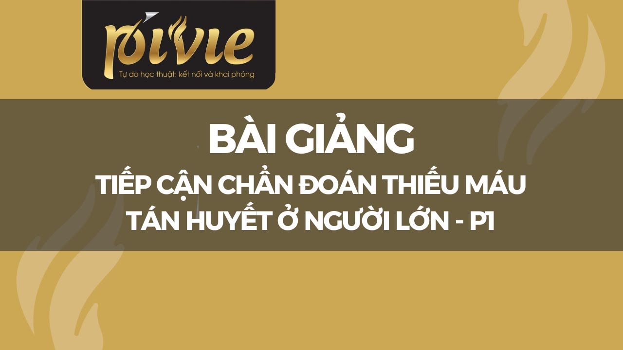 Tiếp cận chẩn đoán THIẾU MÁU TÁN HUYẾT ở người lớn - P1 [Phan Trúc]