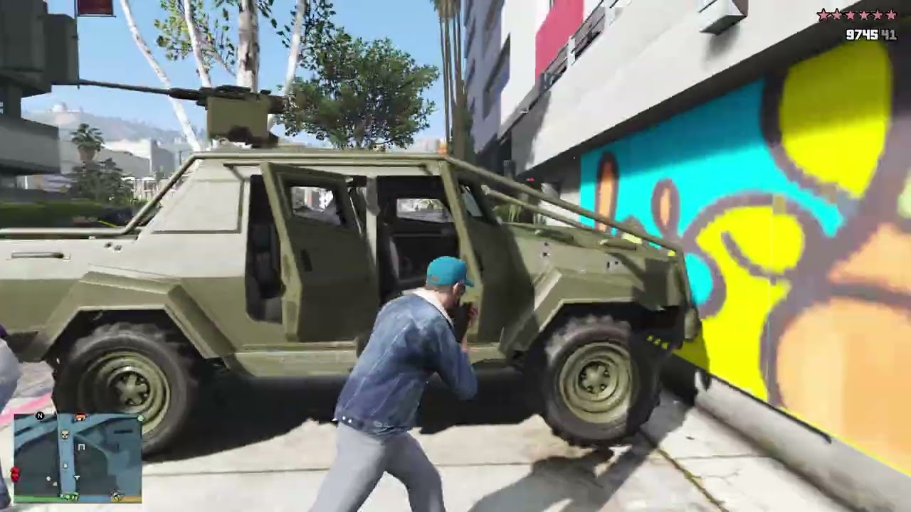 GTA V: Gang Deal Epic 10 Star Cop Battle + Escape