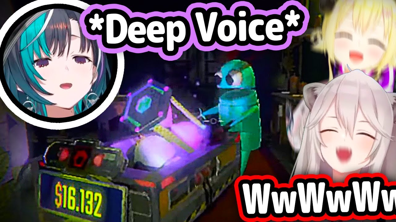 Chihaya's Deep Voice Changer Caught Botan and Watame Off-Guard【Hololive】