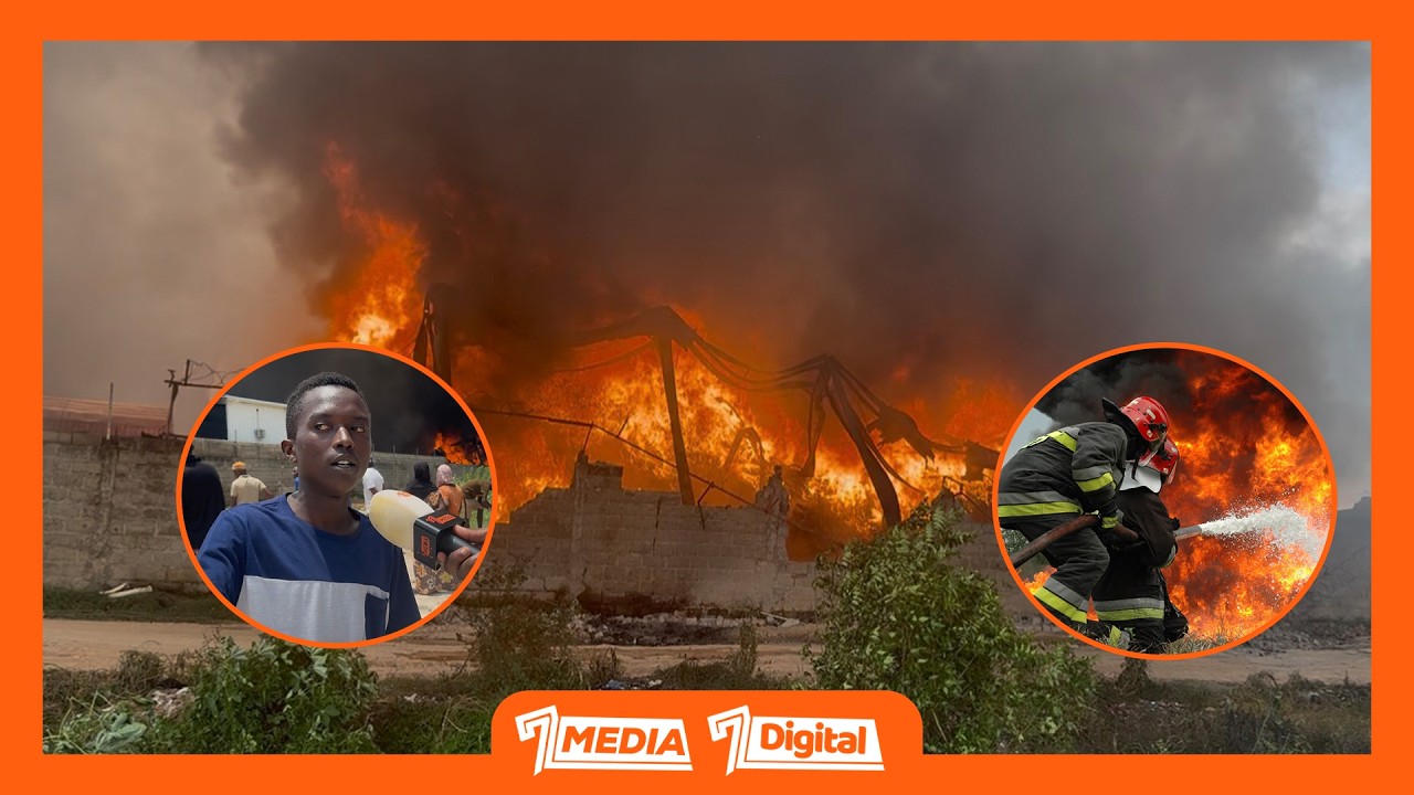 WAFANYAKAZI WAMWAGA MACHOZI BAADA YA KIWANDA CHAO KUTEKETEA KWA MOTO/MKUU WA WILAYA ASIFU ZIMA MOTO