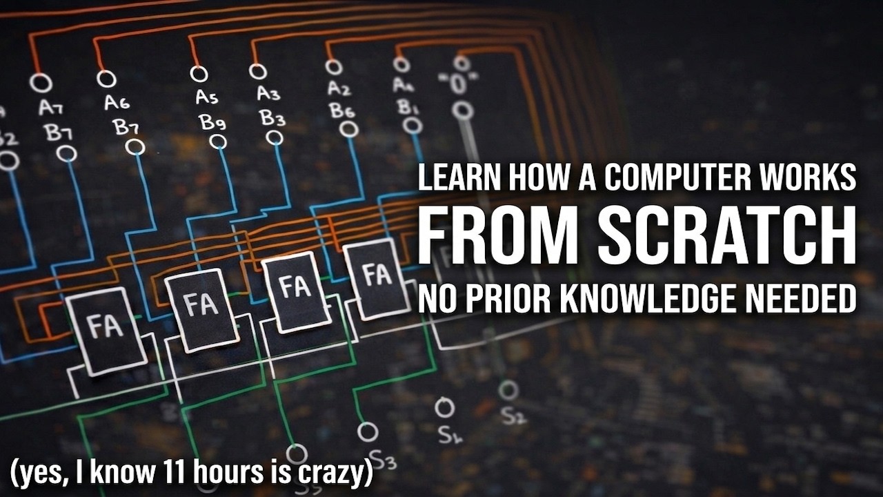 But How Does a Computer Actually Work? (from scratch, no prior knowledge needed)