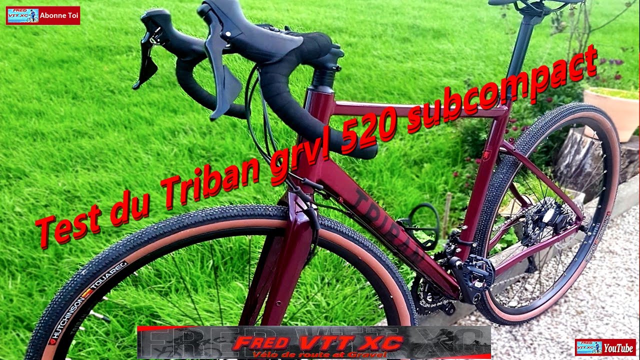 Test du Gravel Triban GRVL 520 SUBCOMPACT