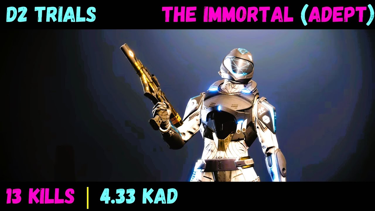 Destiny 2 | Trials of Osiris 🔥 The Immortal (Adept) SMG 😎 The Burnout | 13 Kills | 4.33 KAD