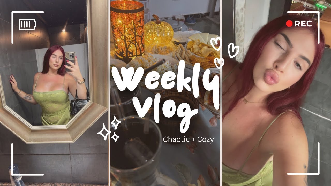 From cozy autumn nights 🍂 to getting wasted 🍸 | chaotic weekly vlog
