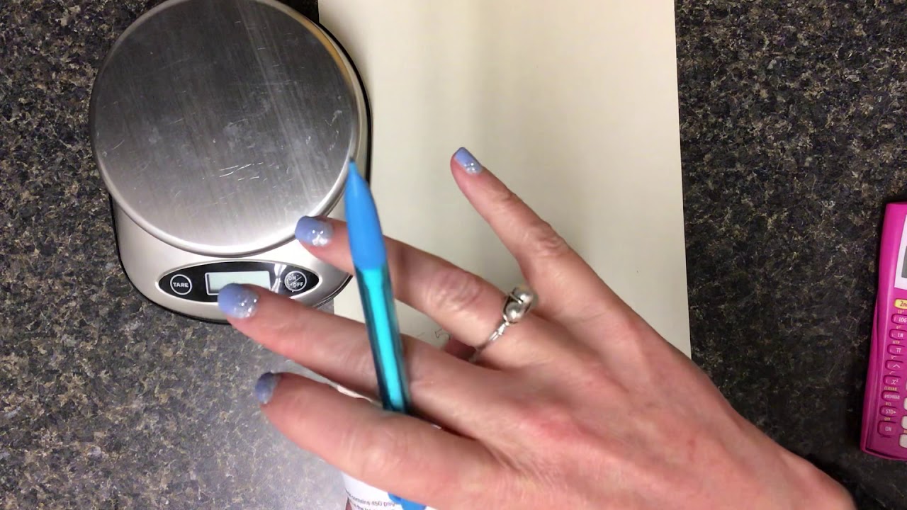 Caliper, Weight, and Size of Paper