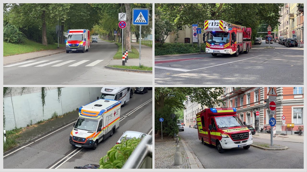 [Einsatzfahrten] München, Leutkirch und Friedrichshafen [FW|RD|POL]