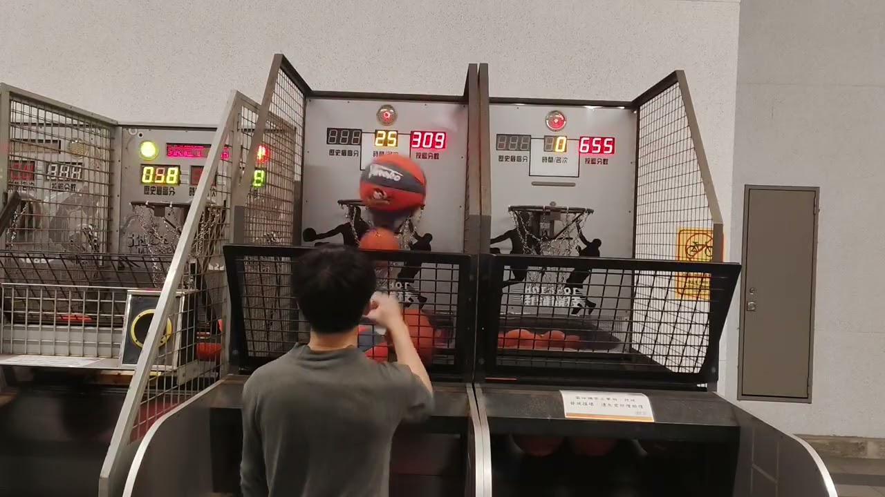 20260205@永和運動中心街頭競技投籃機6顆🏀4人接力第二場+順序調換程度