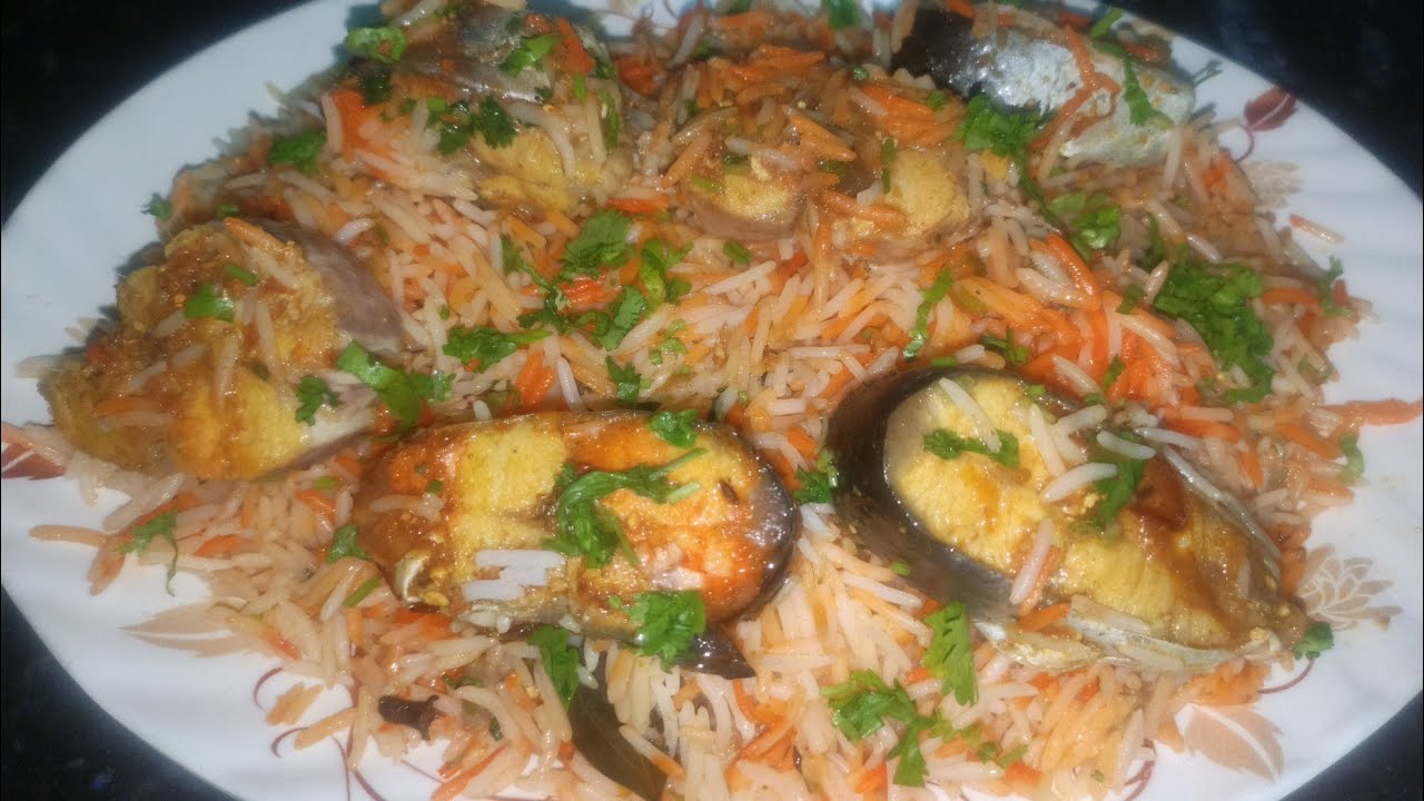 Fish biryani (machhali ki biryani)@aflatoon good morning 🐠🐠🐠