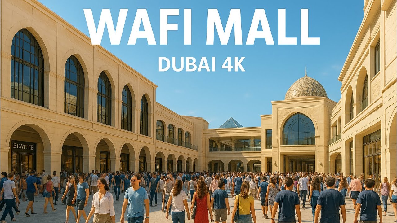 Dubai 4K 🇦🇪 | Pharaohs in the Heart of Downtown | Wafi Mall Vibes
