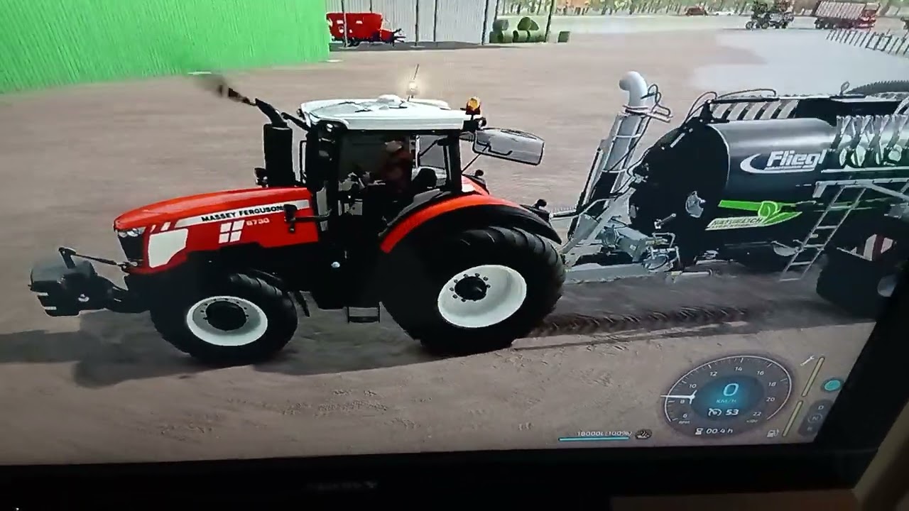 Lanchon Lucas neveu  massey ferguson  8730  cuve  de lisier  fliegi