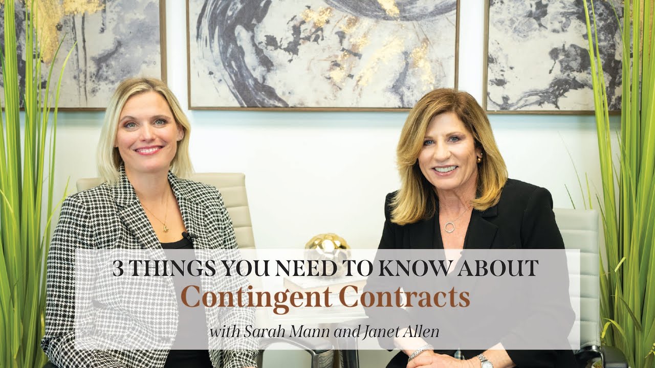 3 Things You Need to Know About - Contingent Contracts