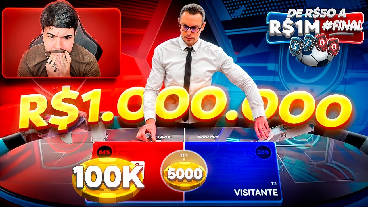 DE R$50 A R$1.000.000 NO FOOTBALL STUDIO! - (EP.FINAL)