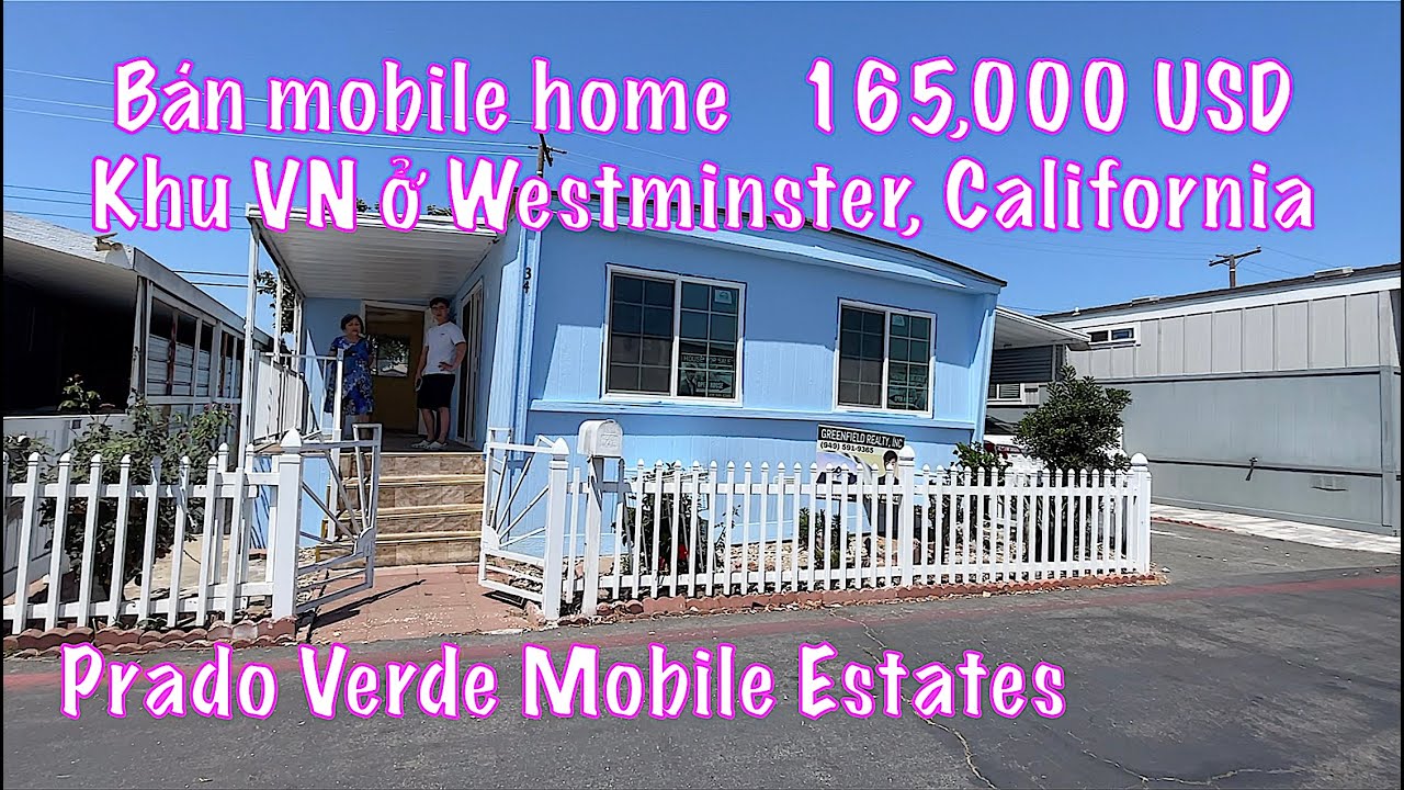 🏠 $165,000 mobile home khu VN Westminster, California