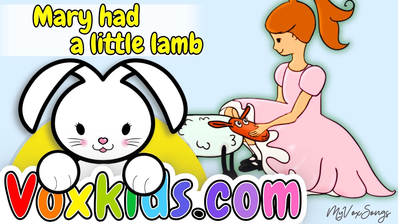 🐑 Mary Had a Little Lamb | Animal Song for Kids | Nursery Rhymes | VoxKids™ MyVoxSongs