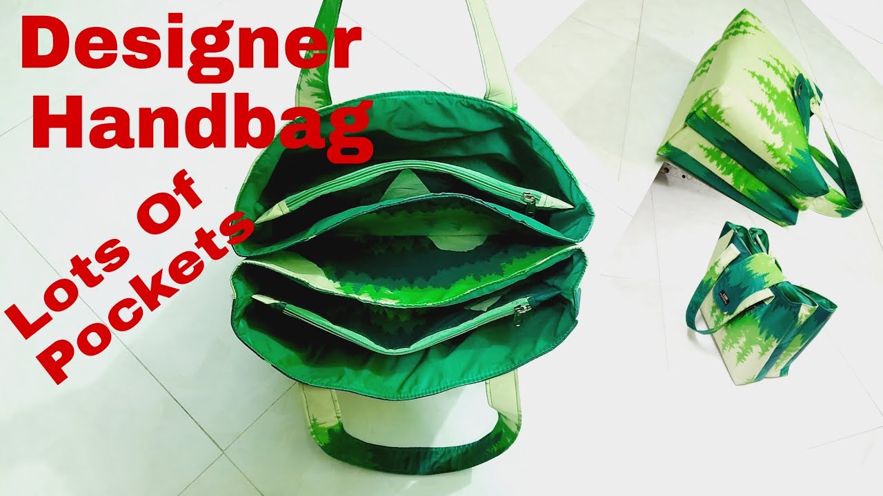 DIY: Designer Handbag No.87, With Lots Of Pockets By Anamika Mishra...