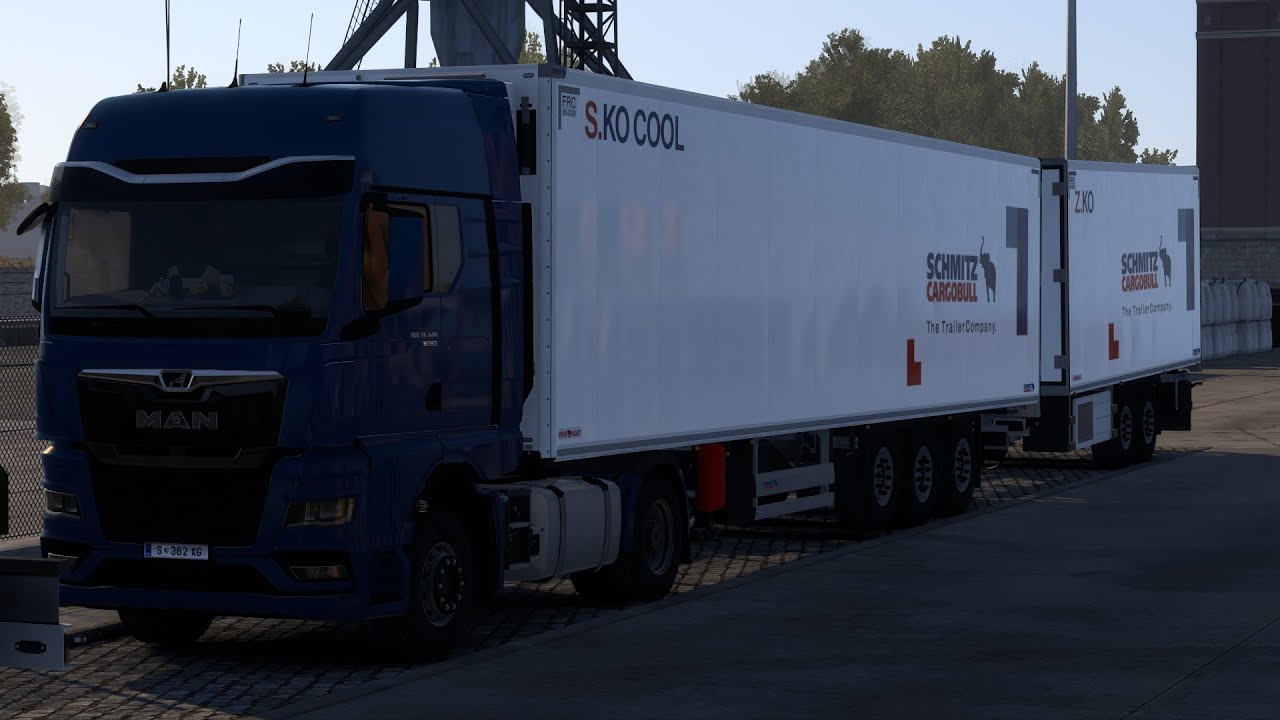 POV Driving Man Tgx From Esberg to Berlin