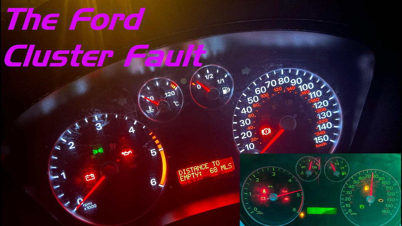 Ford cluster fault (Mondeo, Focus, C-Max, S-Max, Galaxy, Kuga etc.) U1900 DTC