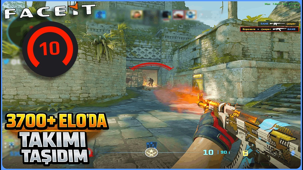 CS2 - Faceit 3700+ ELO | De_Ancient'da Takımı Sırtladım! (CS2 Gameplay)🎯