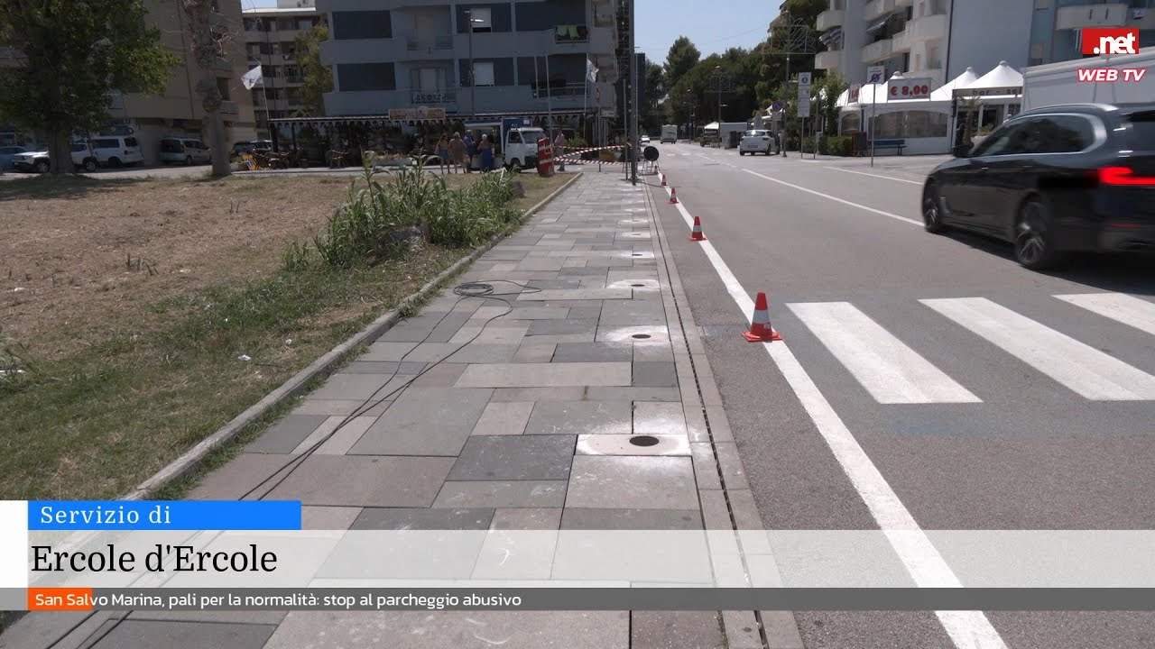 San Salvo Marina, pali per la normalità: stop al parcheggio abusivo