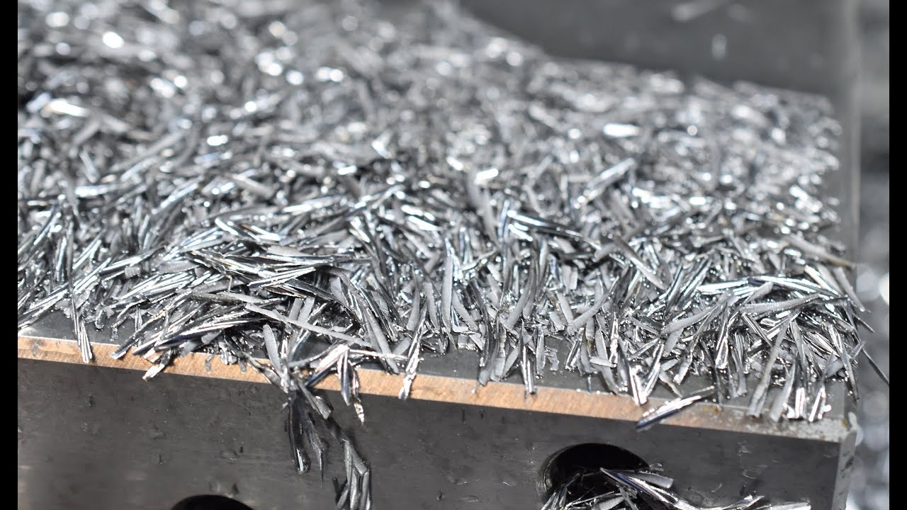 Steel at over 3 Cubic inches a minute in a 1100MX