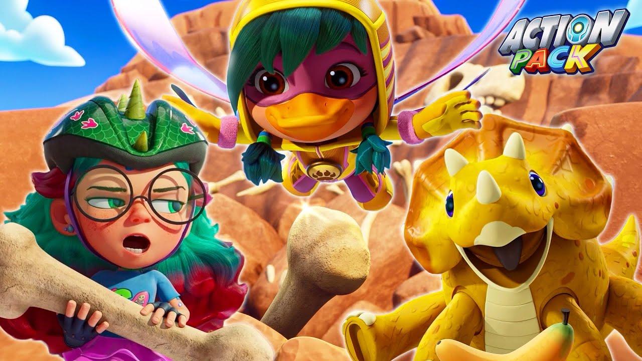 We Can Be a Hero! | Action Pack | Learning Dinosaurs | Fun Cartoons for Kids