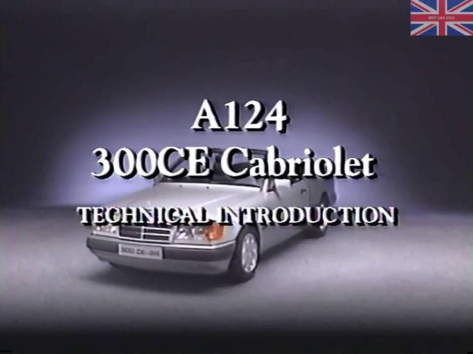 Mercedes - 300CE (W124) Cabriolet - Technical Introduction (1992)