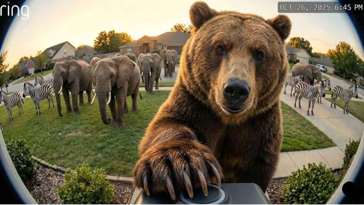 Wild Animals Caught at My Door! 🐒🦝 You Won’t Believe This!