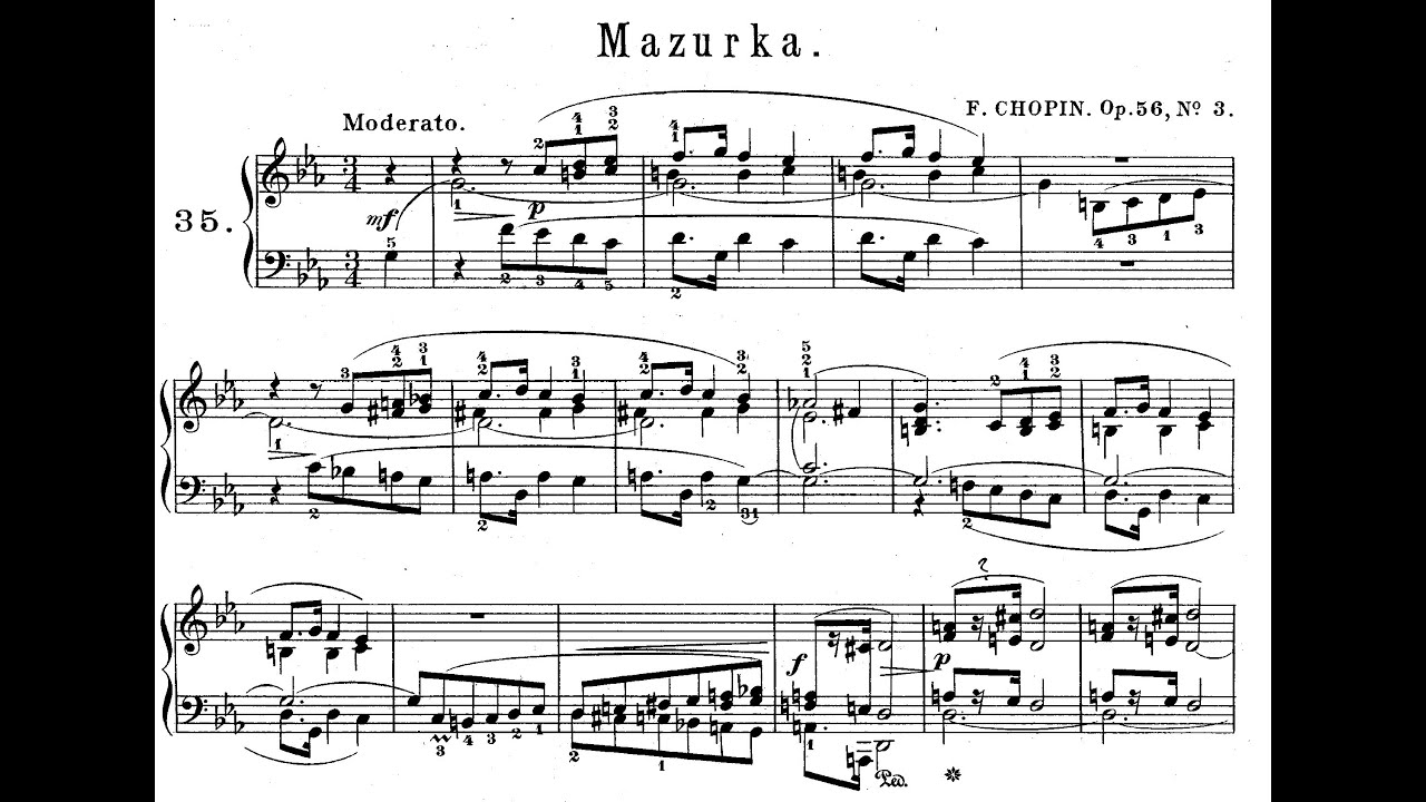 Chopin - Mazurka op.56 no.3 (Blechacz)