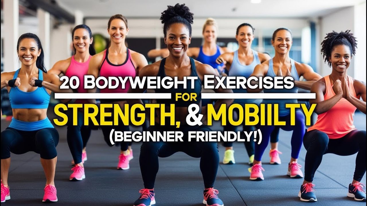 Top 20 Bodyweight Exercises You Can Do Anywhere | No Equipment Needed! #maudmcfadden