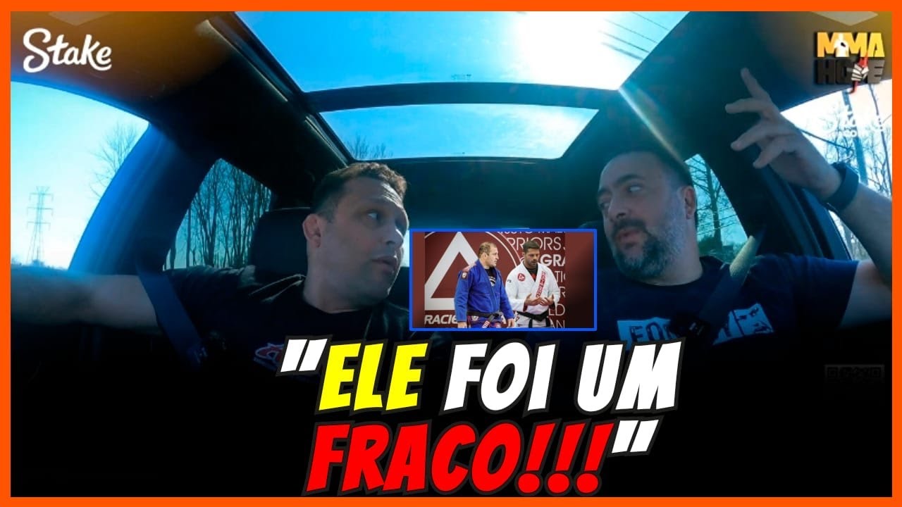 RENZO GRACIE EXPLICA TRETA ENTRE RALPH E CACHORRINHO - “ELE FOI FRACO.. .”