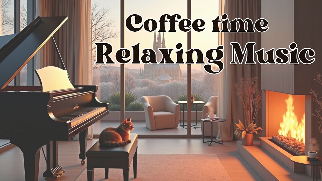 Relaxin Coffee music 🎧 | Sleep Study Work Music | 咖啡與貓貓的午後放鬆旋律