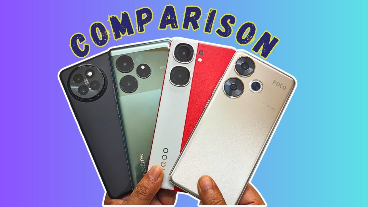 Xiaomi 14 CIVI vs Realme GT 6 vs iQOO Neo 9 Pro vs POCO F6 | RAM | Display | 5G Speed | Performance🔥