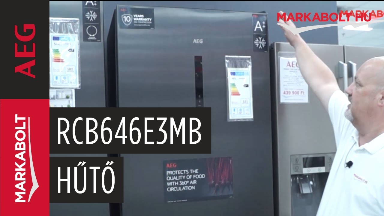 AEG RCB646E3MB szabadon&aacute;ll&oacute; hűtőg&eacute;p &ndash; M&aacute;rkabolt.hu