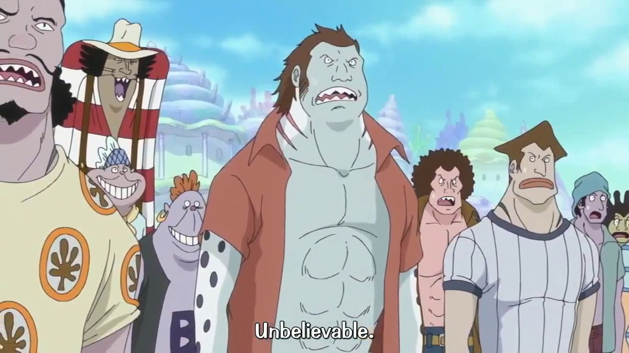 Shirahoshi summons The sea kings