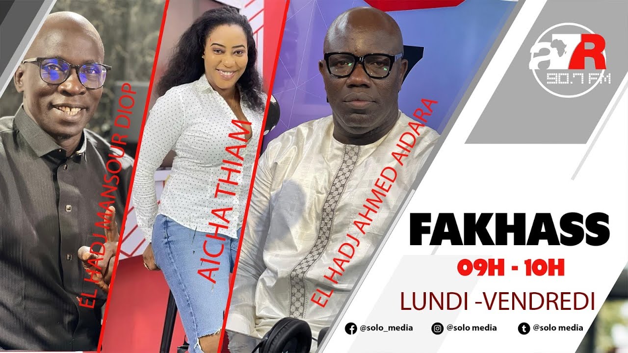 FAXASS AVEC AHMED AIDARA, MANSOUR DIOP & AICHA THIAM SUR SOLO MEDIA GROUP