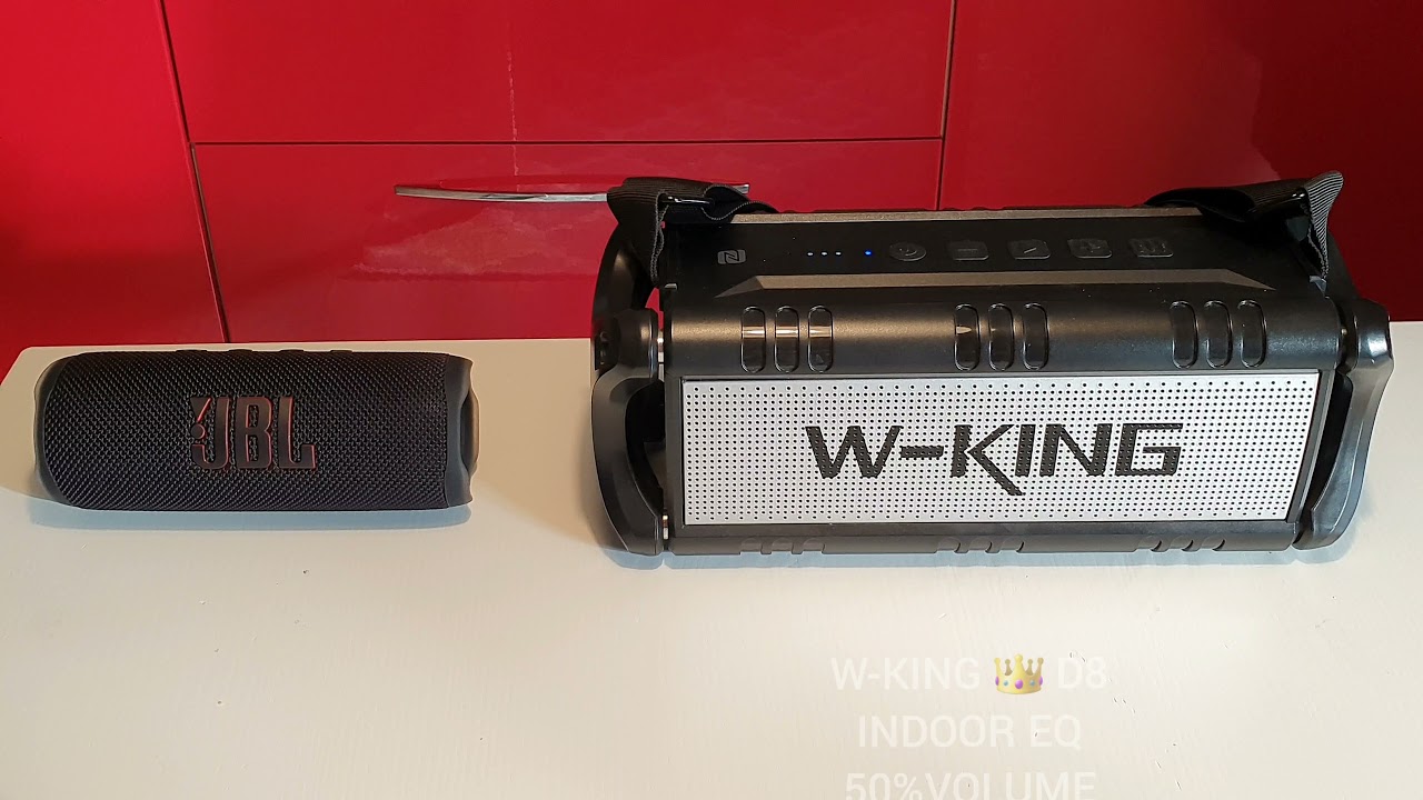 JBL FLIP 6 VS W-KING 👑 D8 (Audio Test)
