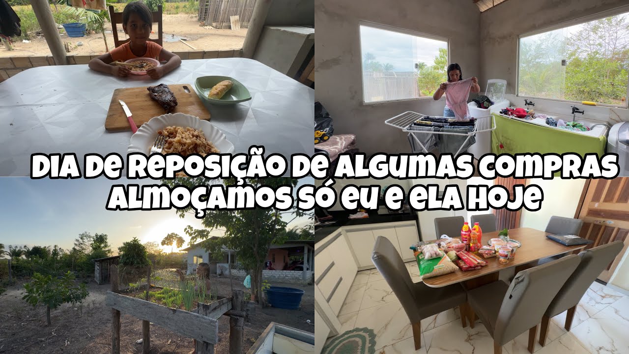 DIA DE IR AO MERCADO//UMA ROTINA DO DIA-A-DIA//CUIDANDO DA MINHA HORTA…