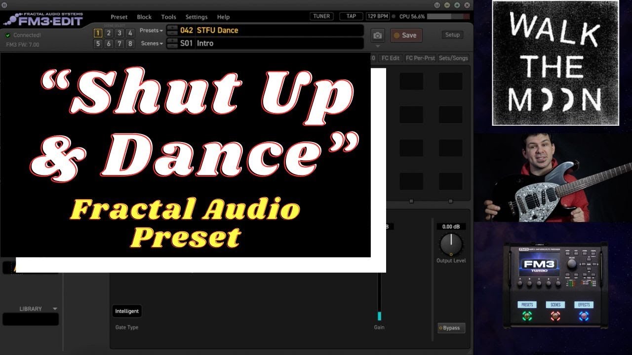 "Shut Up & Dance" ~ Walk The Moon | Fractal FM3 / FM9 / Axe-FX III Preset