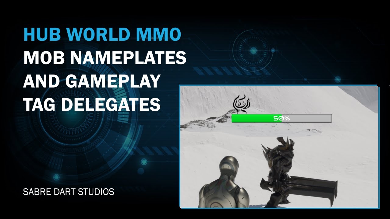 UE5 Hub World MMO - Mob Nameplates and Gameplay Tag Delegates