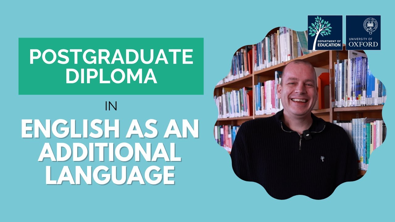 New course: Postgraduate Diploma in English as an Additional Language