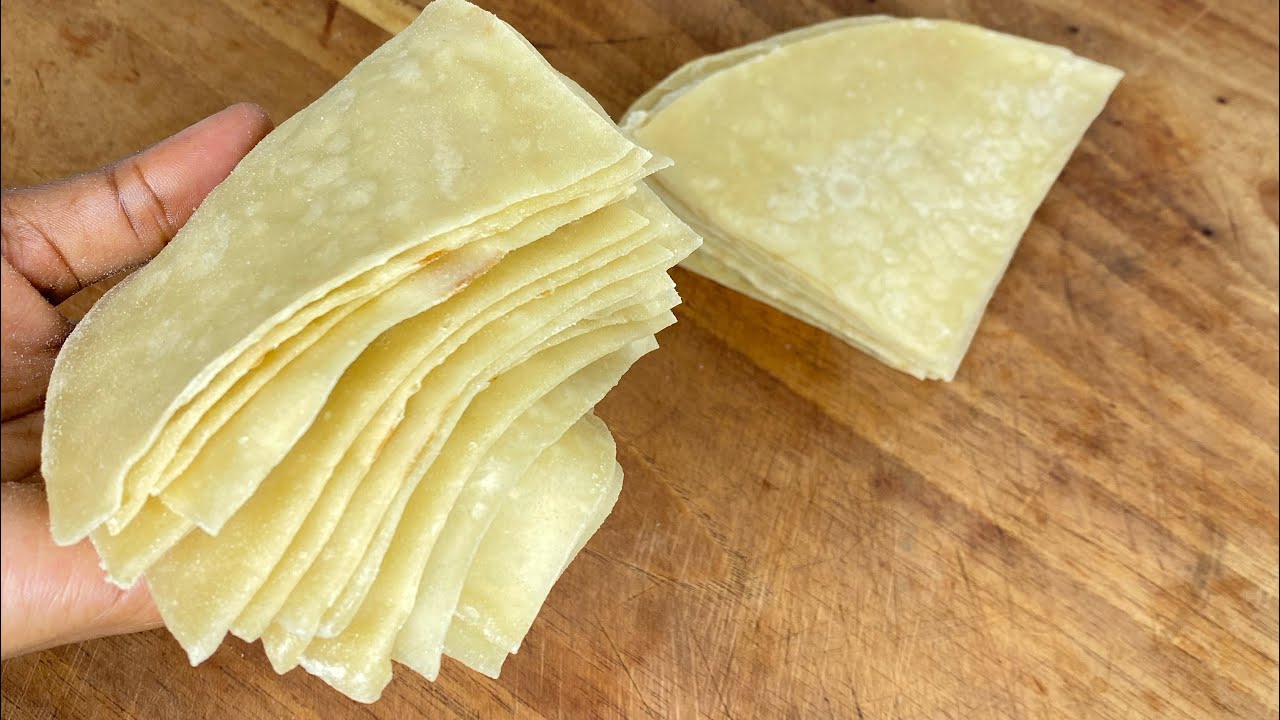 How To Make Samosa Wraps At Home The Easy Way// Jinsi Ya Kutengeneza Manda Za Sambusa
