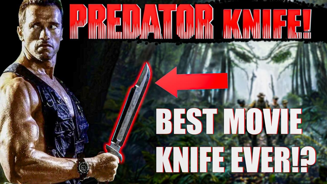 Best Movie Knife Ever!!? Arnold Schwarzenegger's Predator Knife Tested!