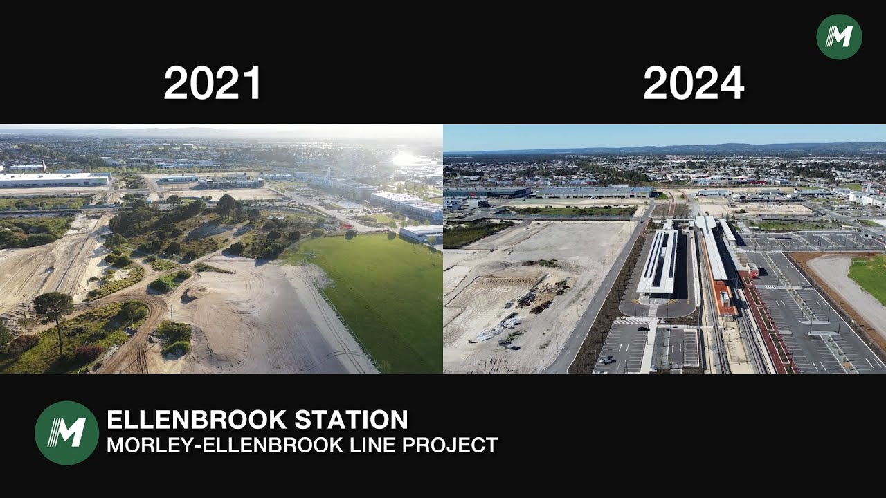 METRONET Morley-Ellenbrook Line (side-by-side comparison)