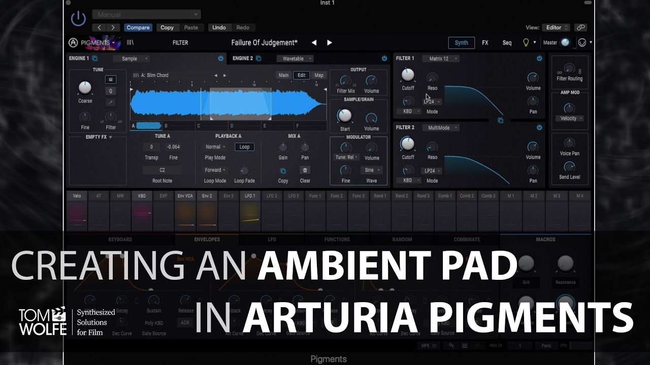 Creating A Patch In Arturia Pigments - Ambient Pad (Ep. 8)